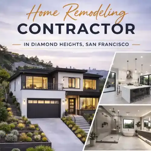 Newly built modern home in Diamond Heights San Francisco