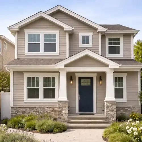 Remodeled home exterior with new siding in Merced Heights San Francisco