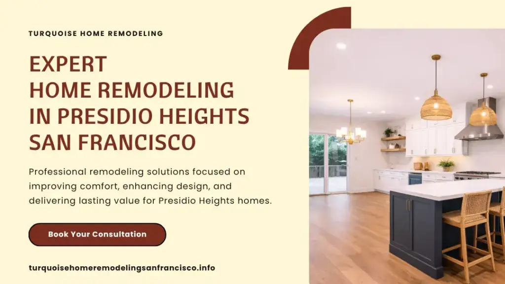 Home remodeling in Presidio Heights with kitchen renovation work