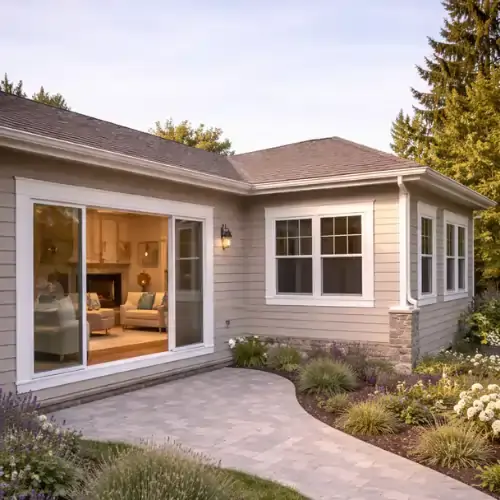 Home addition with new siding and patio in Forest Hill San Francisco