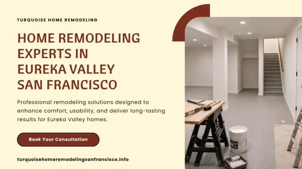 Home remodeling experts in Eureka Valley with basement renovation work