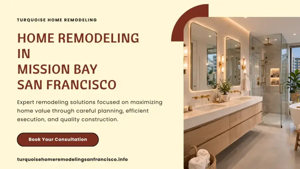 Home remodeling in Mission Bay San Francisco with modern bathroom interior