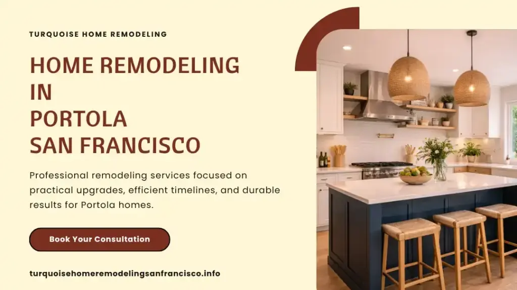 Home remodeling in Portola San Francisco with modern kitchen interior