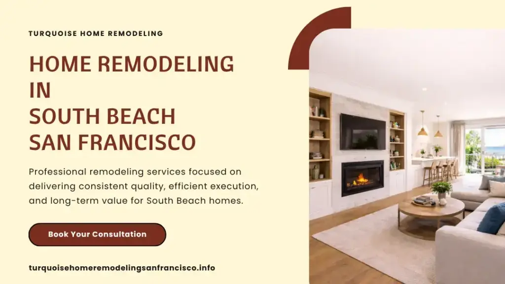 Home remodeling in South Beach San Francisco with modern living room interior