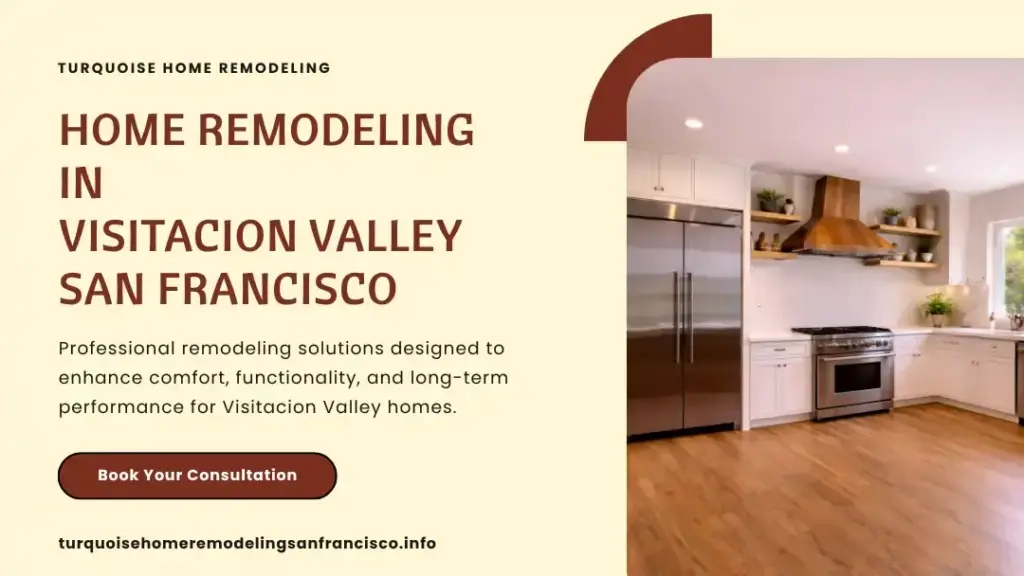 Home remodeling in Visitacion Valley San Francisco with modern kitchen renovation
