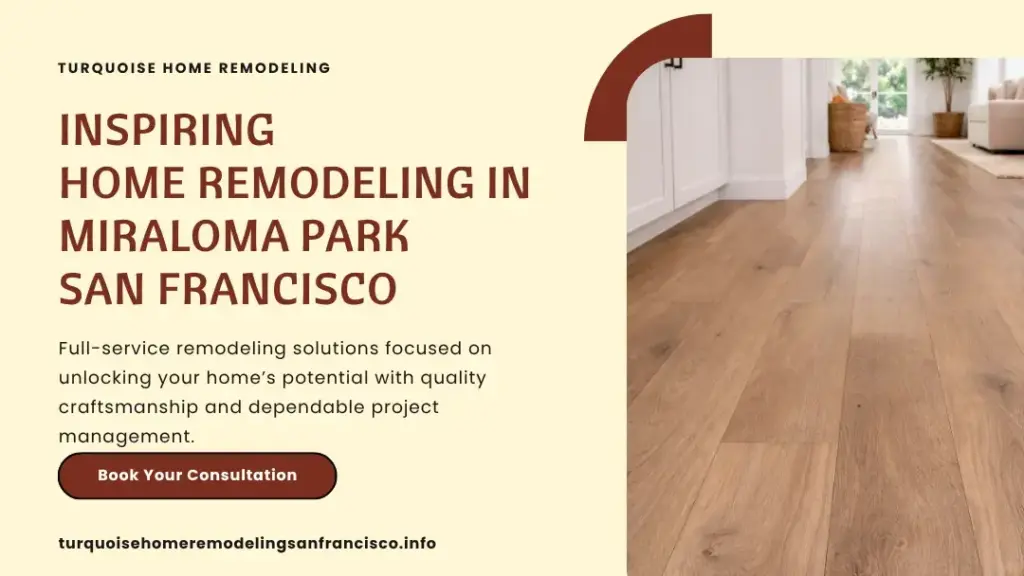 Hardwood flooring installed in a remodeled home in Miraloma Park San Francisco