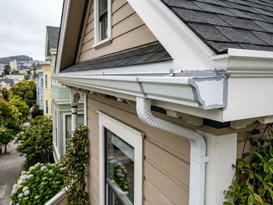 repaired and resealed gutter system san francisco